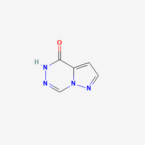 Chemical structure of Pyrazolo[1,5-d][1,2,4]triazinone