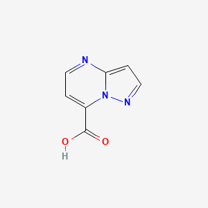 Chemical structure of Pyrazolo[1,5-a]pyrimidine-7-carboxylic acid