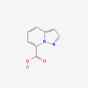 Chemical structure of Pyrazolo[1,5-a]pyridine-7-carboxylic acid