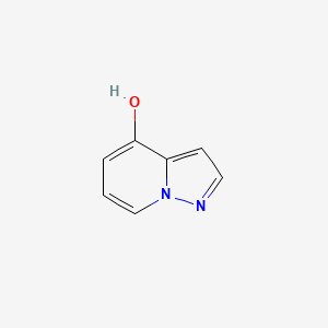 Chemical structure of Pyrazolo[1,5-a]pyridin-4-ol
