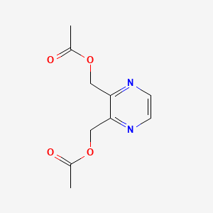 Chemical structure of 2,3-Di (acetoxymethyl)pyrazine