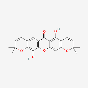 Chemical structure of Pyranojacareubin