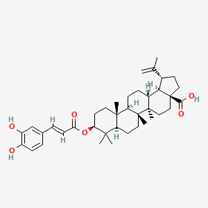 Chemical structure of Pyracrenic acid