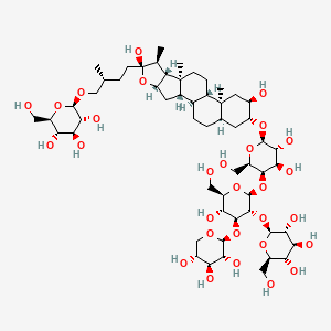 Chemical structure of Purpureagitoside