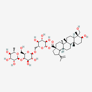 Chemical structure of Pulsatilloside C