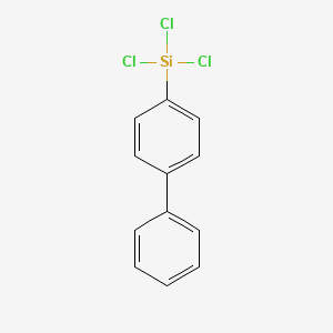 Chemical structure of P-Trichlorosilylbiphenyl