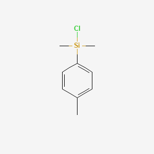 Chemical structure of P-TOLYLDIMETHYLCHLOROSILANE