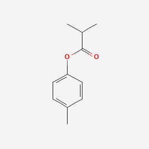 Chemical structure of p-Tolyl Isobutyrate