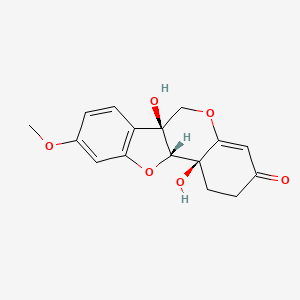 Chemical structure of Pterocarpadiol D