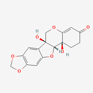 Chemical structure of Pterocarpadiol C