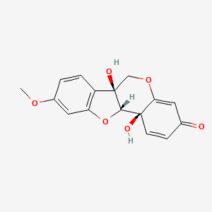 Chemical structure of Pterocarpadiol B