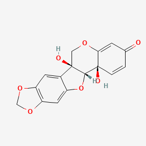 Chemical structure of Pterocarpadiol A