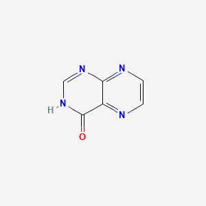Chemical structure of Pteridin-4-ol