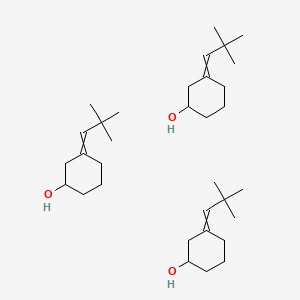 Chemical structure of PSS-Trisilanol-isooctyl substituted