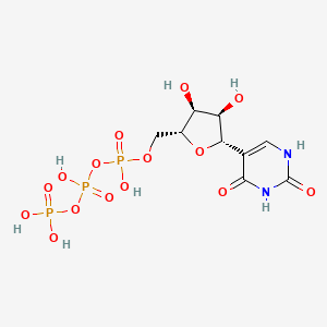 Chemical structure of Pseudouridine-5′-triphosphate Sodium Salt