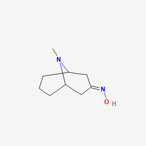 Chemical structure of Pseudopelletierine Oxime
