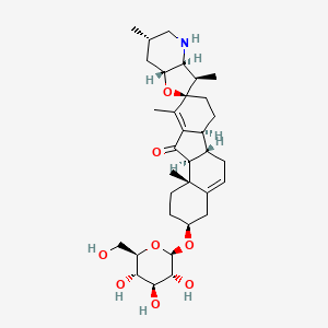 Chemical structure of PSEUDOJERVINE
