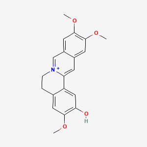 Chemical structure of Pseudocolumbamine