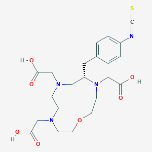 Chemical structure of p-SCN-Bn-oxo-DO3A