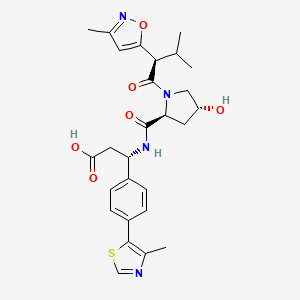 Chemical structure of PROTAC PTK6 ligand-1