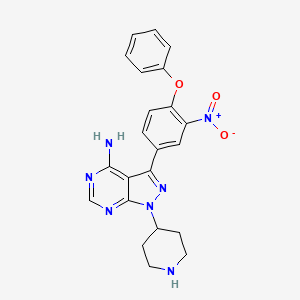 Chemical structure of PROTAC Her3-binding moiety 1