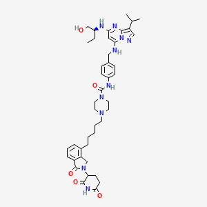 Chemical structure of PROTAC CDK9 degrader-4