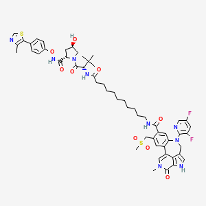 Chemical structure of PROTAC BRD4 Degrader-3