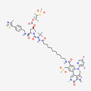 Chemical structure of PROTAC BRD4 Degrader-12