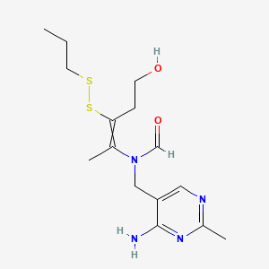 Chemical structure of Prosultiamine