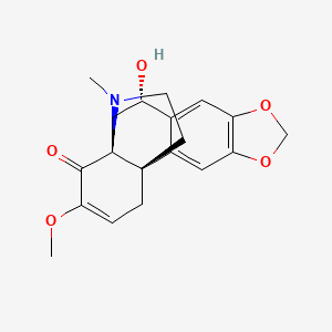 Chemical structure of Prostephanaberrine