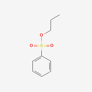 Chemical structure of Propyl benzenesulfonate