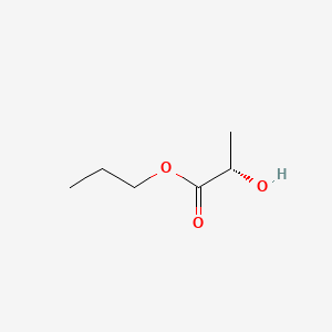 Chemical structure of Propyl (S)-(-)-lactate