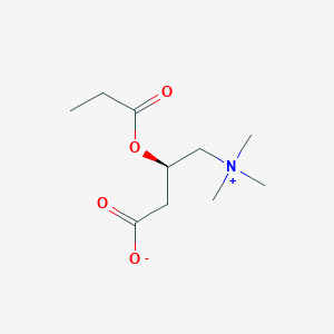 Chemical structure of Propionyl-L-carnitine