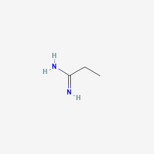 Chemical structure of Propionamidine