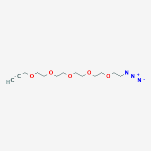 Chemical structure of Propargyl-PEG5-azide