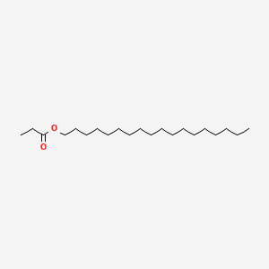 Chemical structure of Octadecyl propionate