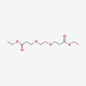 Chemical structure of Diethyl 3,3'-[Ethane-1,2-diylbis(oxy)]dipropionate