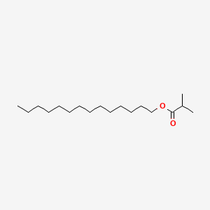 Chemical structure of Tetradecyl isobutyrate