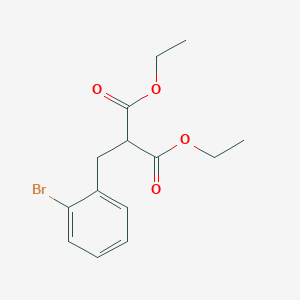 Chemical structure of Diethyl 2-(2-bromobenzyl)malonate