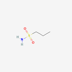 Chemical structure of Propane-1-sulfonamide