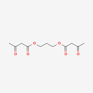 Chemical structure of Propane-1,3- diylbis(3-oxobutanoate