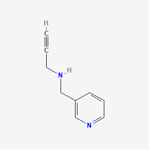Chemical structure of Prop-2-yn-1-yl(pyridin-3-ylmethyl)amine