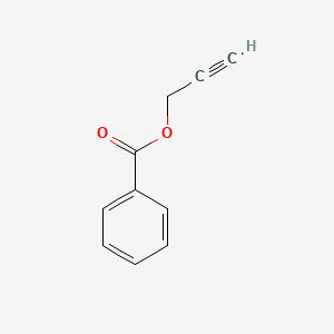 Chemical structure of Prop-2-yn-1-yl benzoate