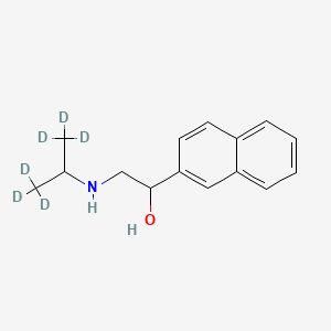 Chemical structure of Pronethalol-d6