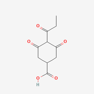 Chemical structure of Prohexadione calcium