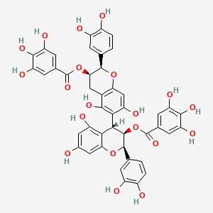 Chemical structure of Procyanidin B-5 3,3'-di-O-gallate