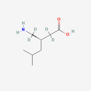 Chemical structure of Pregabalin-d4