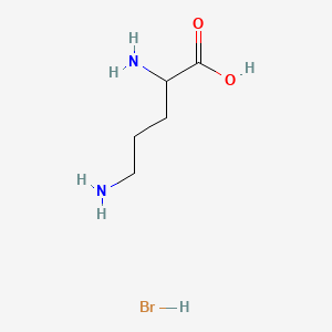 Chemical structure of PPoly-L-ornithine hydrobromide
