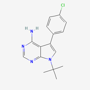 Chemical structure of PP2 analog