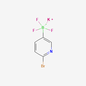 Chemical structure of Potassium (6-bromopyridin-3-yl)trifluoroborate